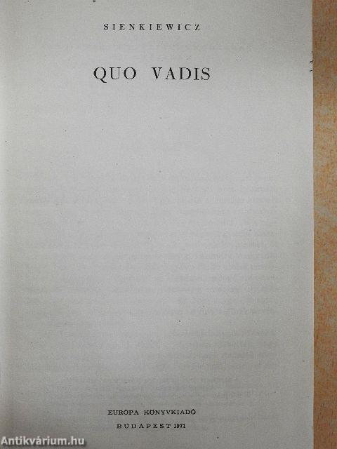 Quo vadis