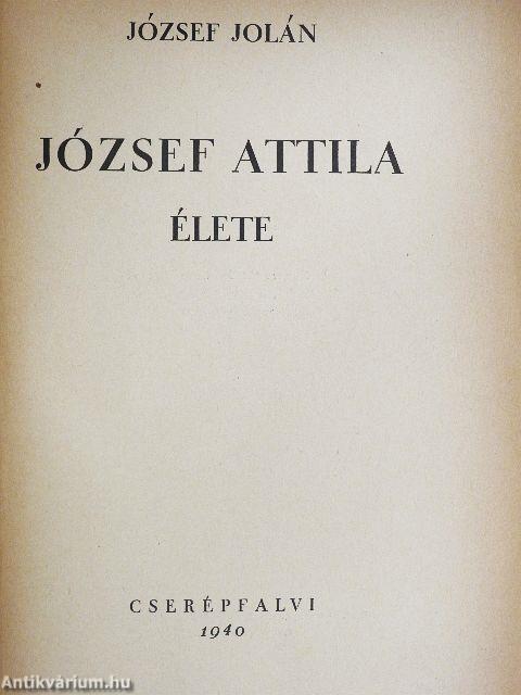 József Attila élete