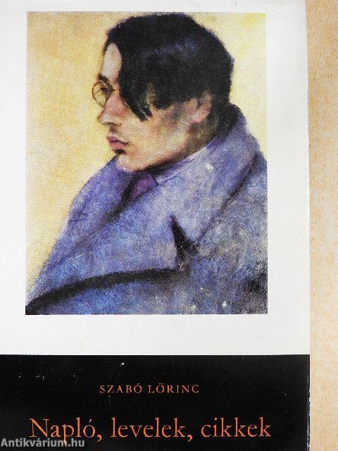 Napló, levelek, cikkek