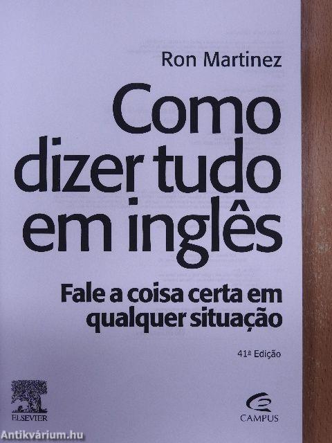 Como dizer tudo em ingles