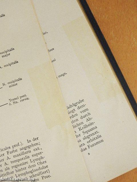 Lehrbuch der topographischen Anatomie