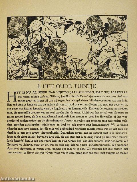 De bloemen in onzen tuin