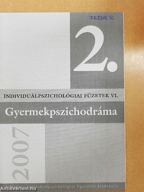 Individuálpszichológiai füzetek 2007/2.