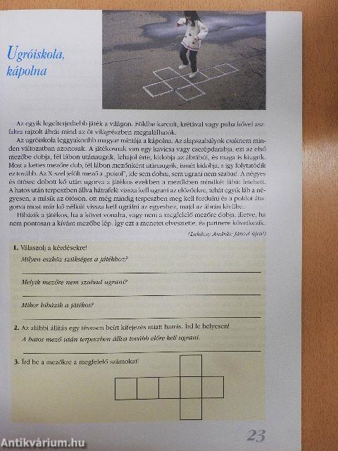 Szövegértés munkafüzet harmadik és negyedik osztályosoknak