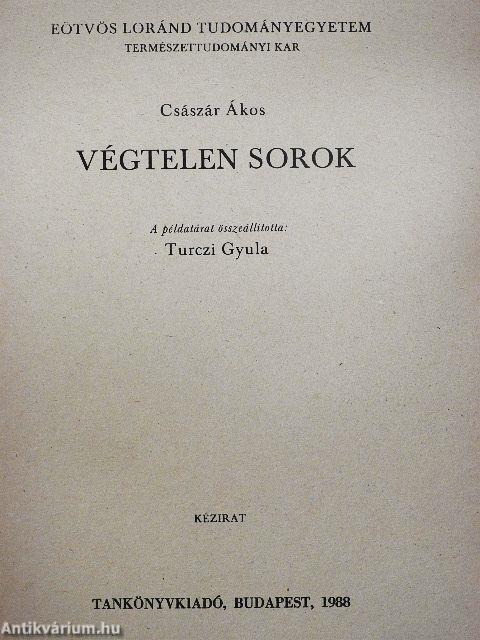 Végtelen sorok