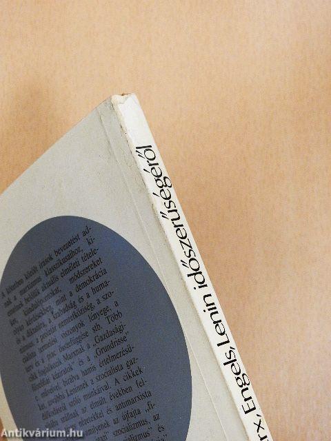 Marx, Engels, Lenin időszerűségéről