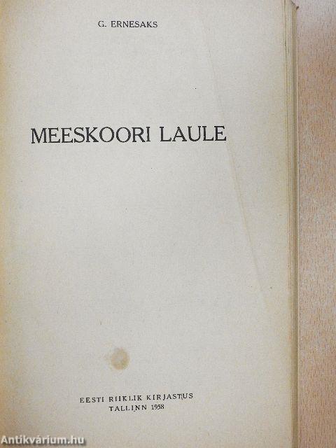 Meeskoori Laule