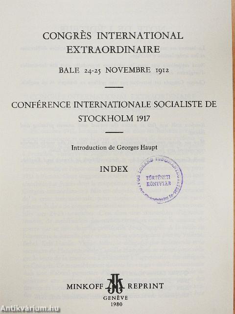 Congrés International Extraordinaire X-XI