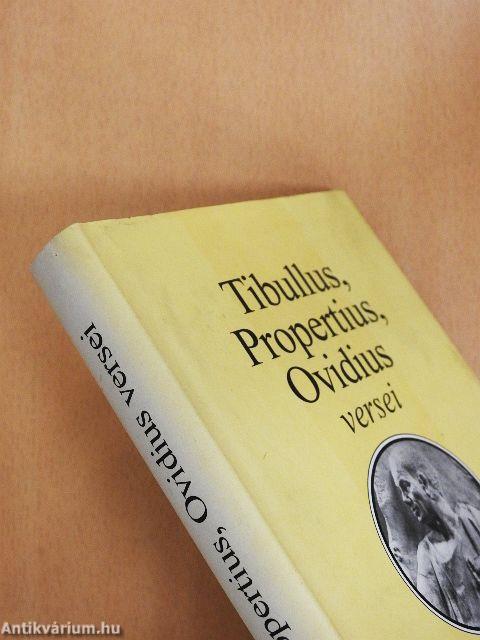 Tibullus, Propertius, Ovidius versei