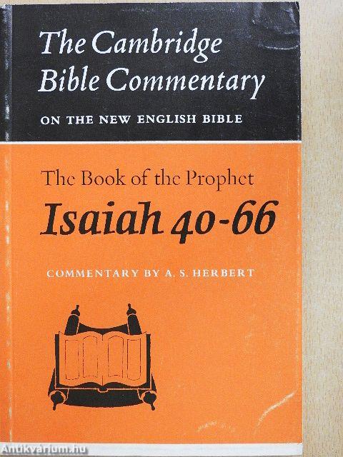 The Book of the Prophet Isaiah 40-66