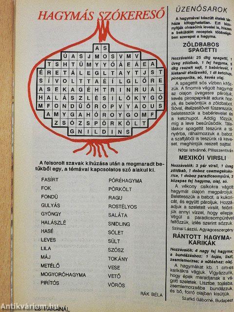 Fakanál - 101 hagymás ételrecept