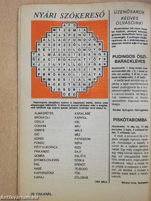 Fakanál - 101 nyári étel receptje