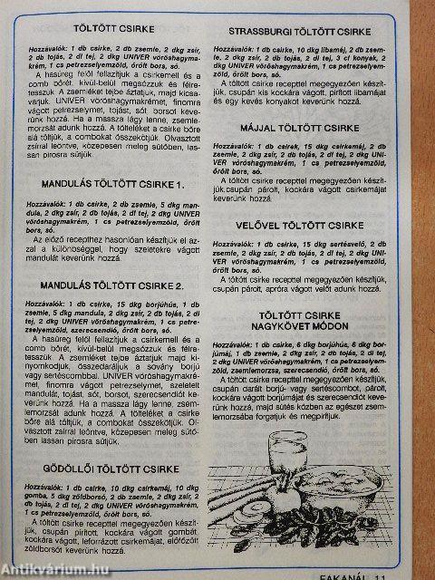 Fakanál - 101 töltött húsos ételrecept