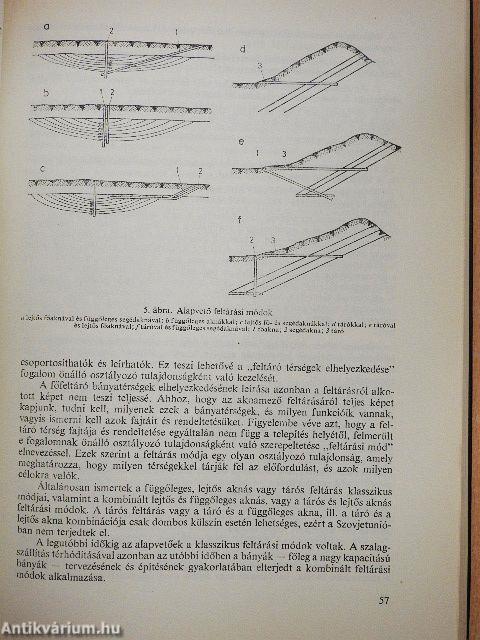 Bányaművelési technológiák analitikus meghatározása