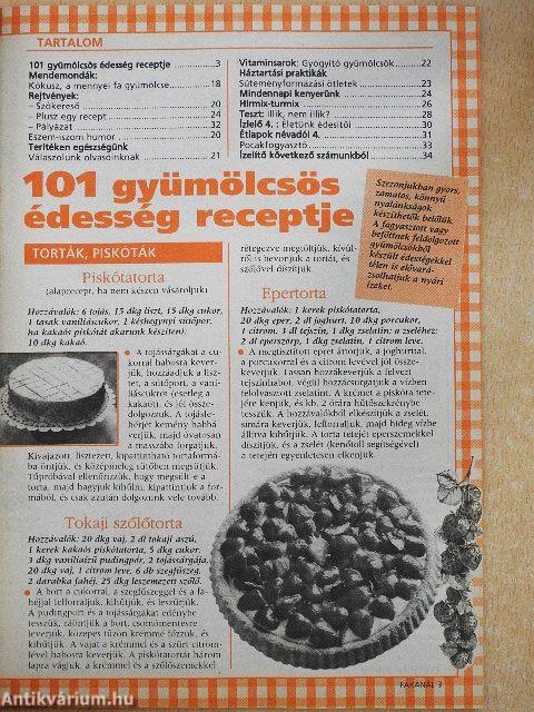 Fakanál - 101 gyümölcsös édesség receptje