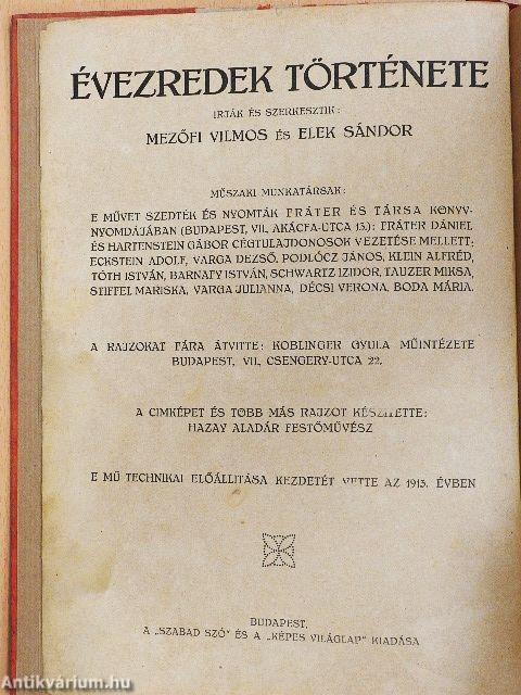 Évezredek története IV-V.