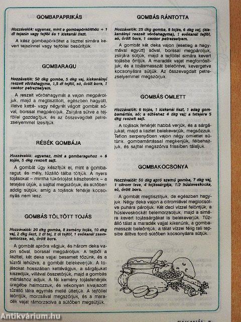 Fakanál - 101 gombarecept