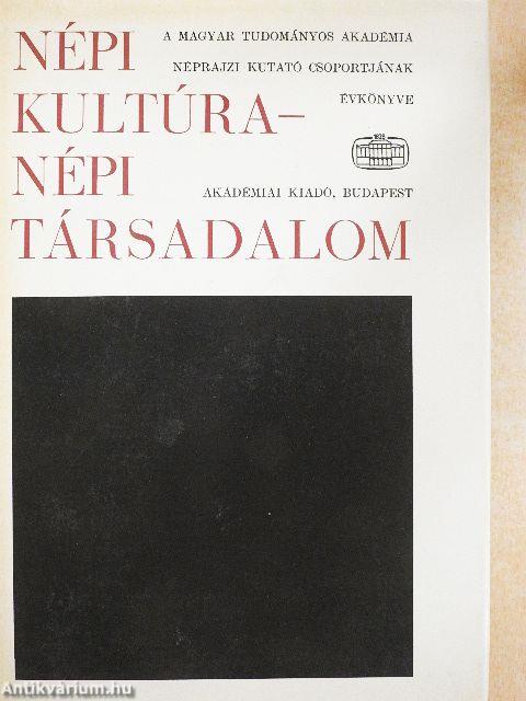 Népi kultúra - Népi társadalom XV.