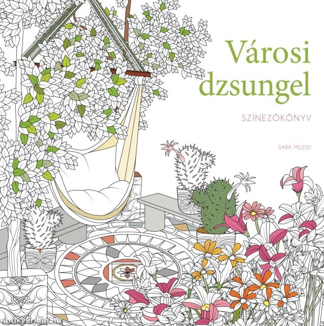 Városi dzsungel - színezőkönyv