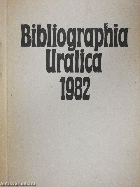 Bibliographia Uralica 1982