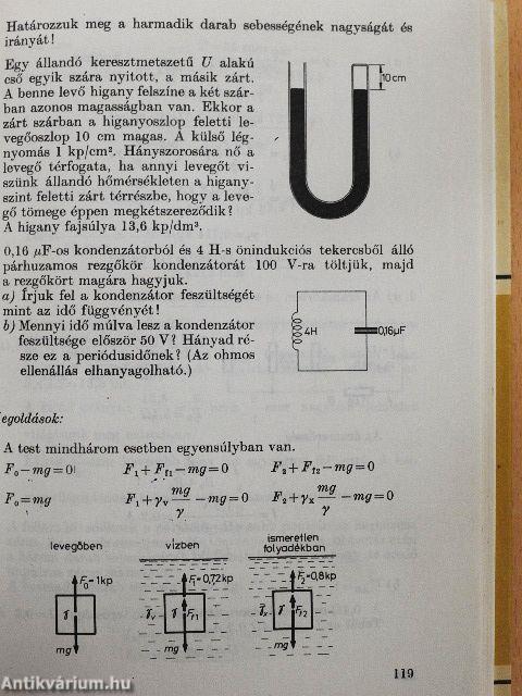 Fizika a felvételi vizsgán