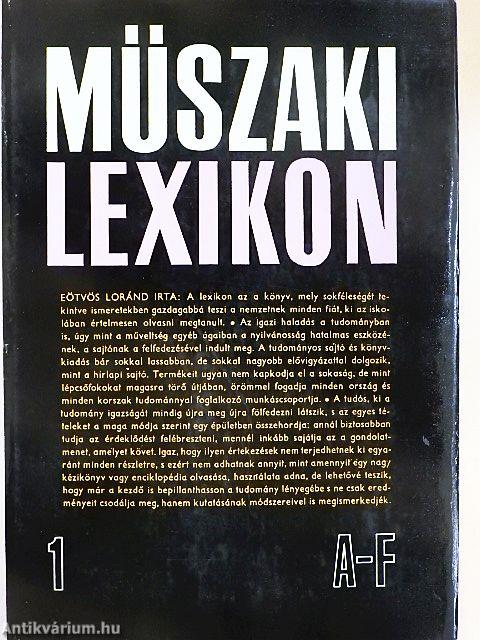 Műszaki lexikon 1-3.