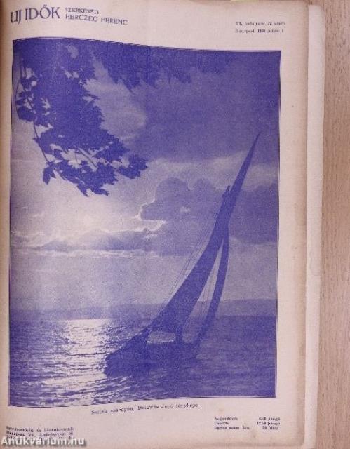 Uj Idők 1934. július-december (fél évfolyam)