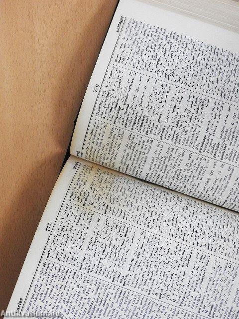 Francia-magyar és magyar-francia nagy kéziszótár I-II.