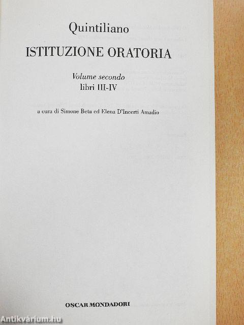 Istituzione Oratoria 2.