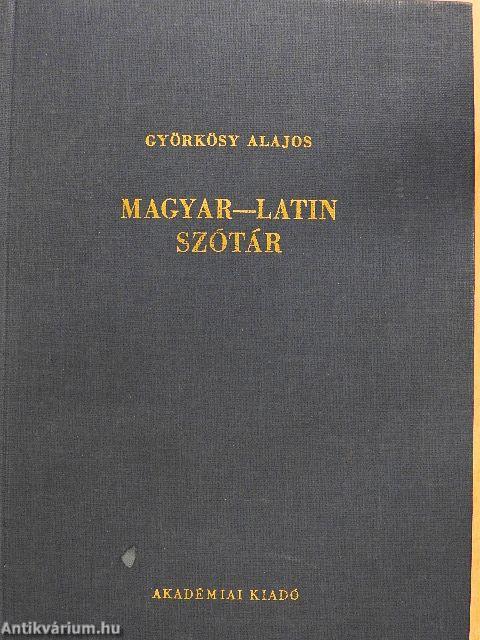 Magyar-latin szótár