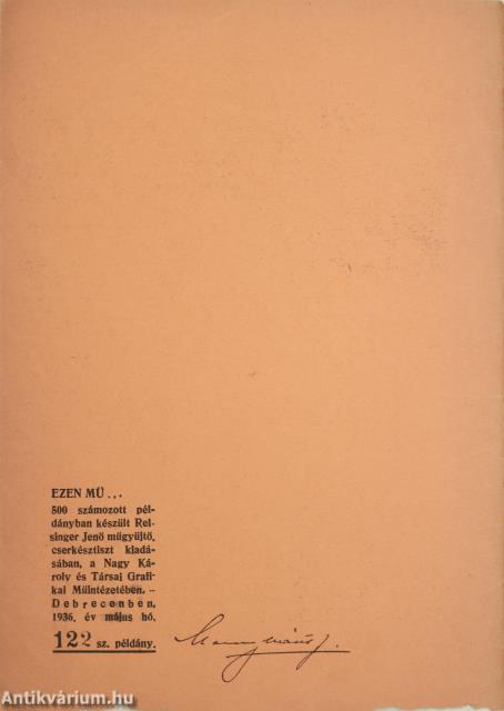 Tíz törvény (számozott példány)