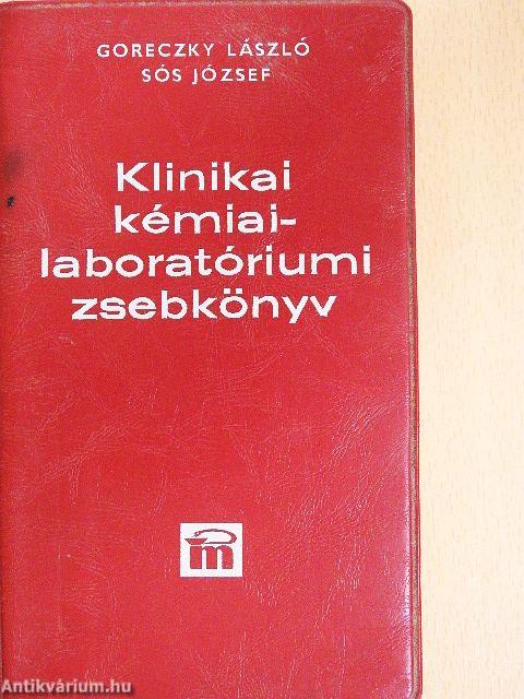 Klinikai kémiai-laboratóriumi zsebkönyv