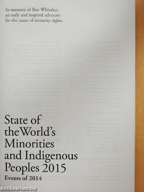 State of the World's Minorities and Indigenous Peoples 2015