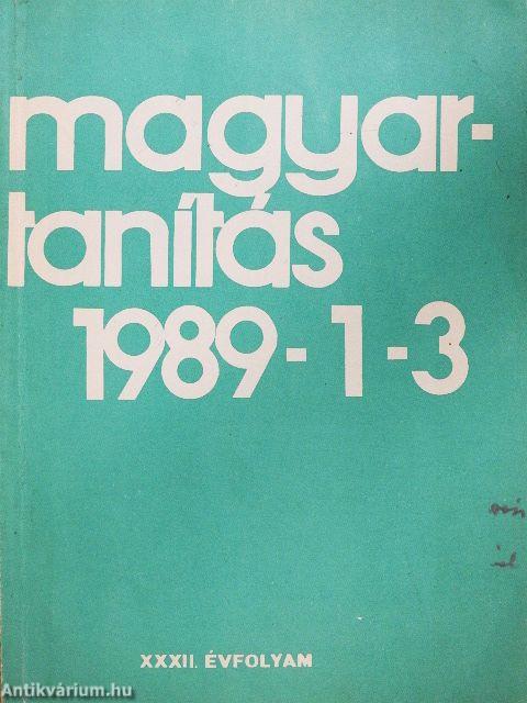 Magyartanítás 1989/1-3.