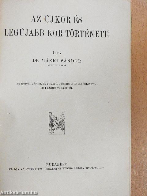 Az újkor és legújabb kor története