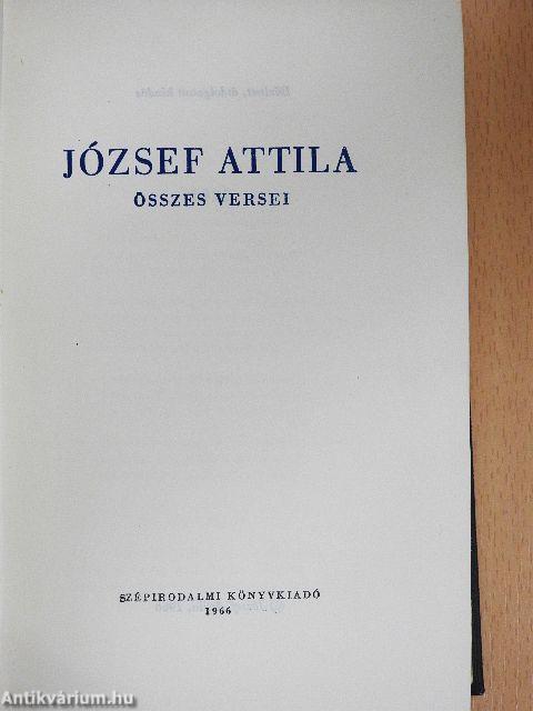 József Attila összes versei