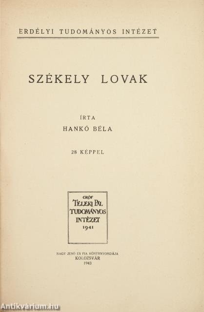 Székely lovak