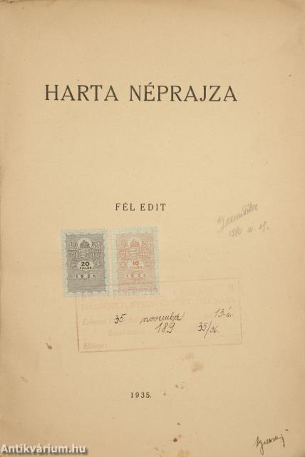 Harta néprajza