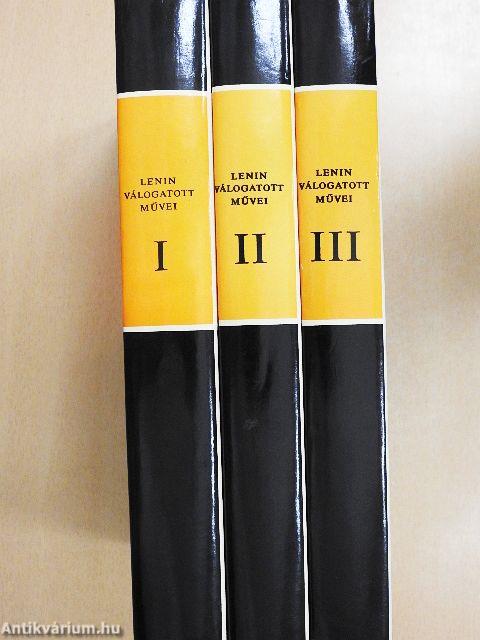 Lenin válogatott művei I-III.