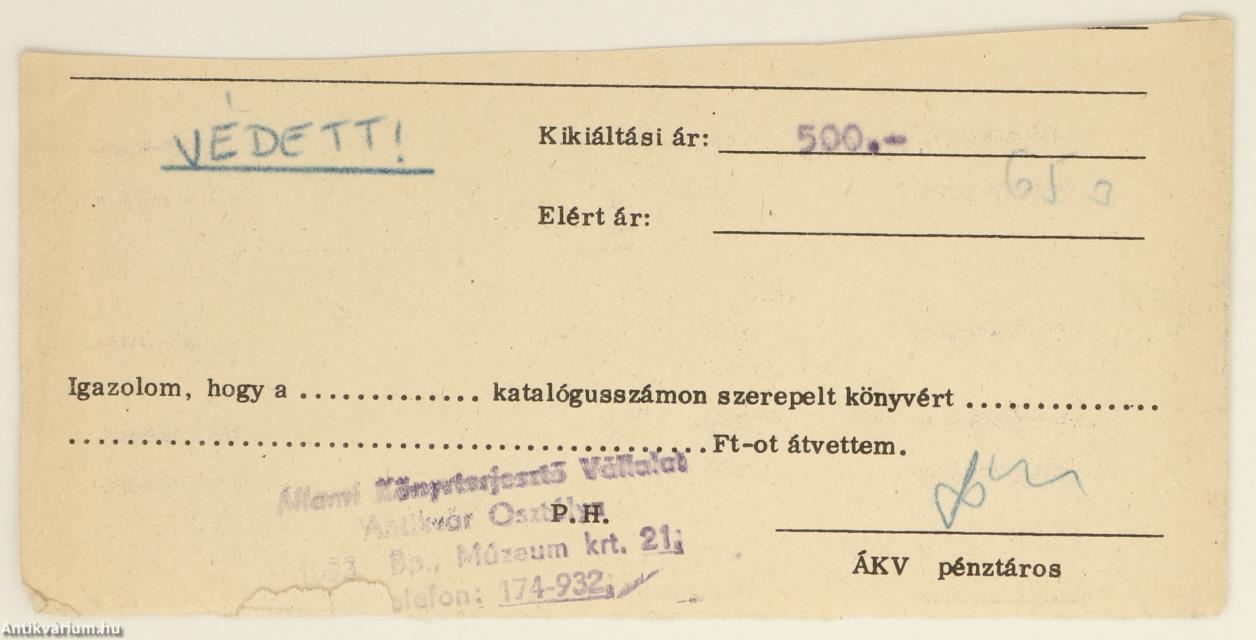 Mesék, Hatvani István által