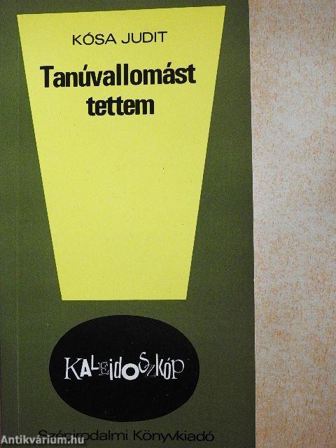 Tanúvallomást tettem