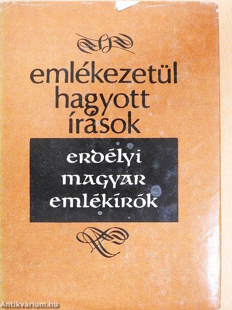 Emlékezetül hagyott írások