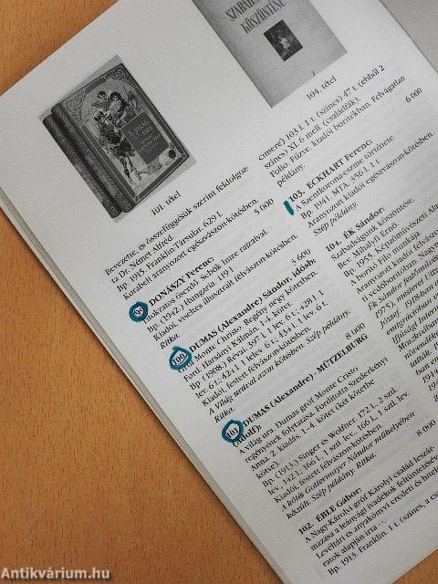 Mike és Társa Antikvárium 40. Árverés