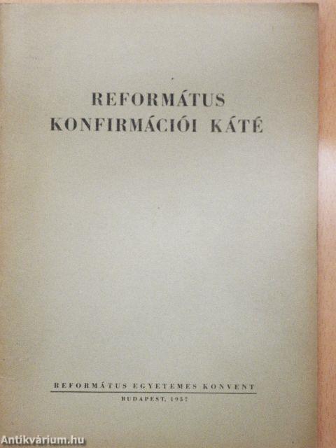 Református konfirmációi káté