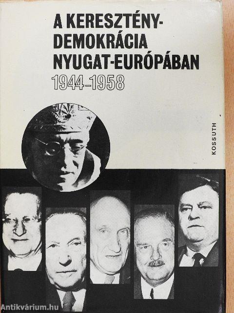 A kereszténydemokrácia Nyugat-Európában