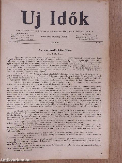 Uj Idők 1937. január-június (fél évfolyam)/Az Uj Idők Divatlapja 1937. nyár