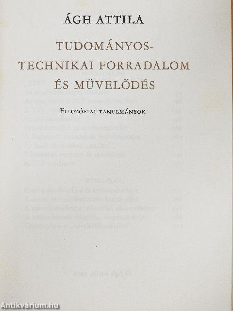 Tudományos-technikai forradalom és művelődés