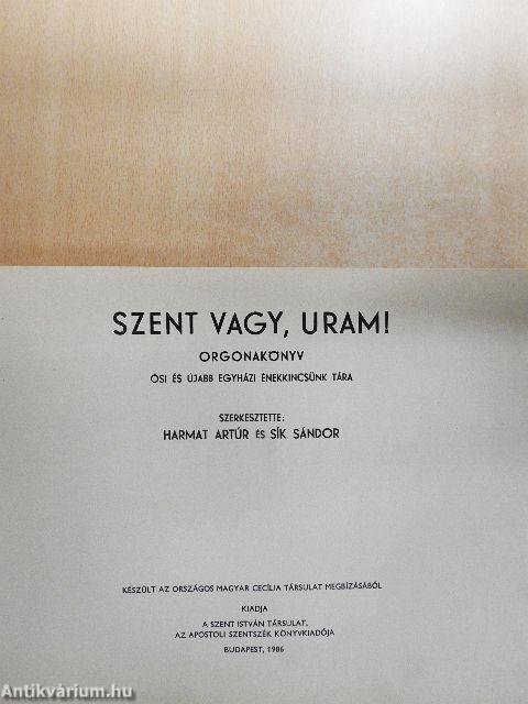 Szent vagy, Uram!