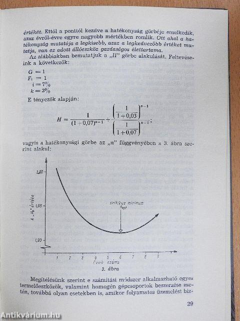 Az állóeszközök amortizációja, felújítása és pótlása