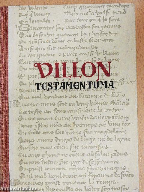 Villon testamentuma